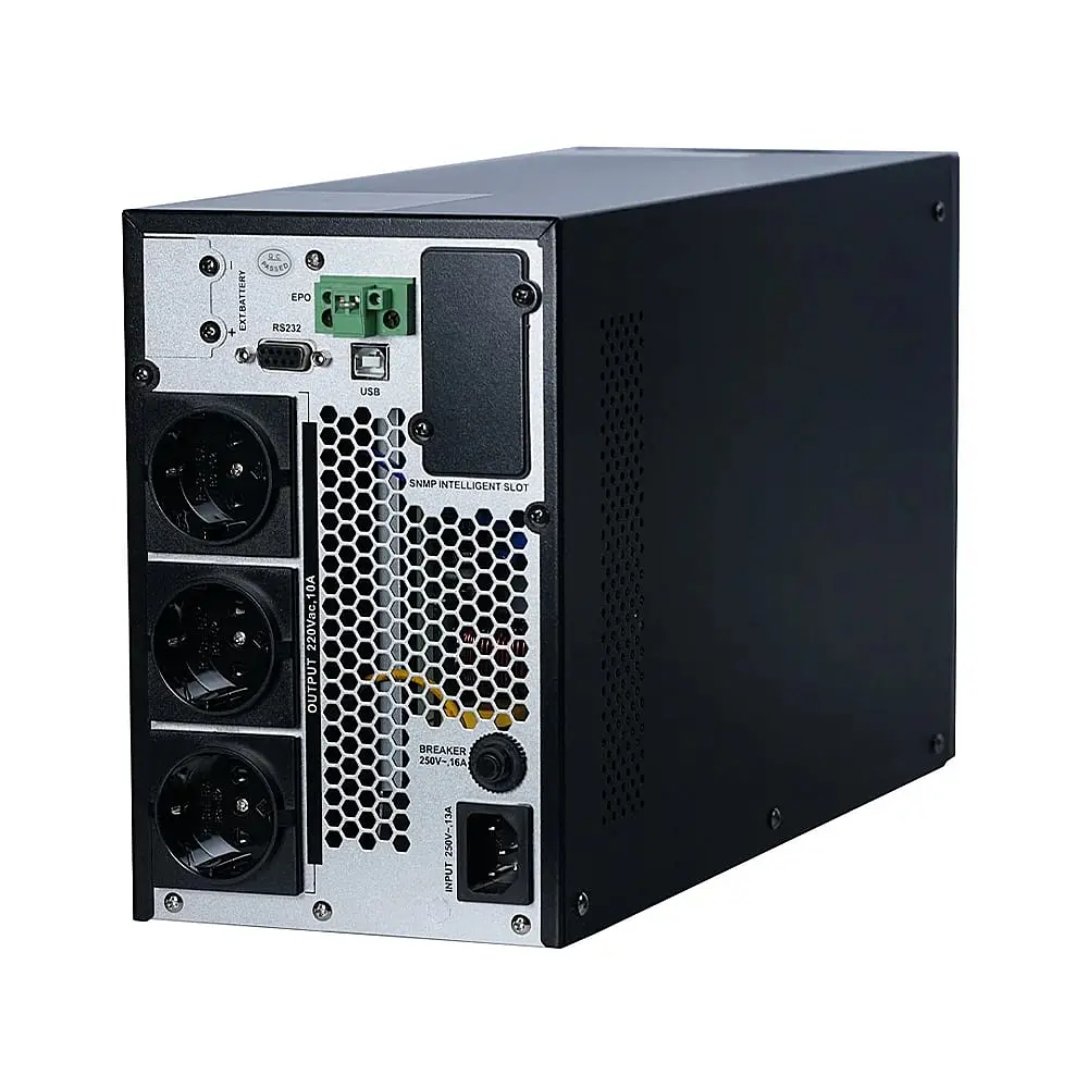 Джерело безперебійного живлення Kraft KRF-T2000VA/2KW(LCD)Ex Pro Online UPS під зовнішній акумулятор (42-00018) - фото 6