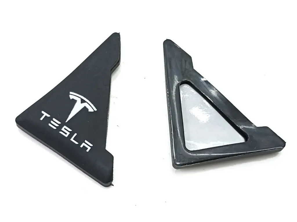 Захист кутів дверей Tesla 2 шт Гумові 45х58х47 мм на скотчі Чорні Посилені (протиударні чохли від сколів) - фото 2