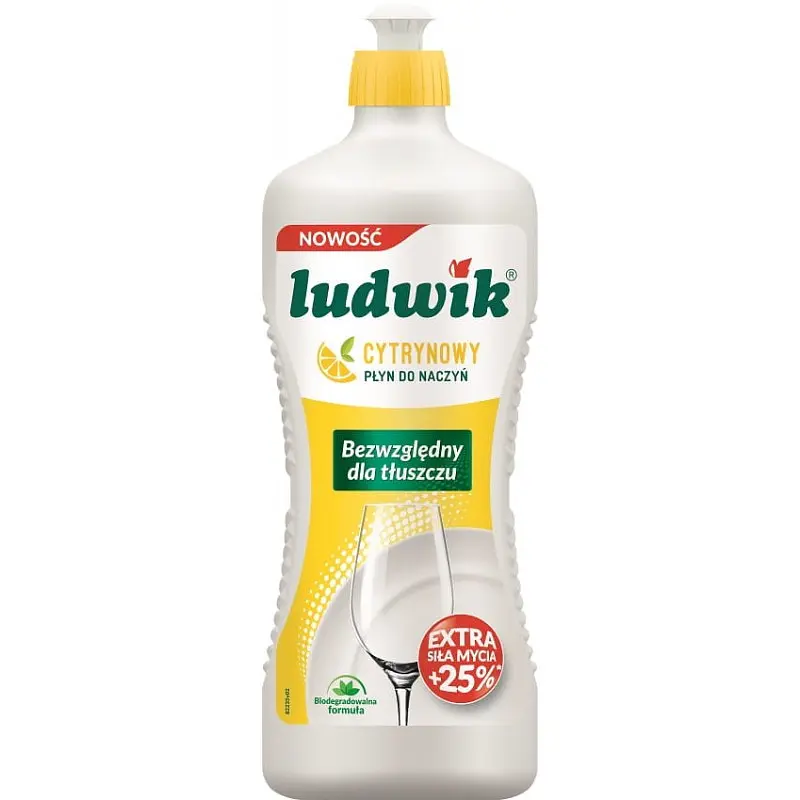 Засіб для миття посуду Ludwik plyn do naczyn cytrynowy 450г.