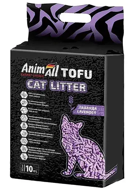 Наповнювач AnimAll Tofu Лаванда, 4,66кг/ 10л.