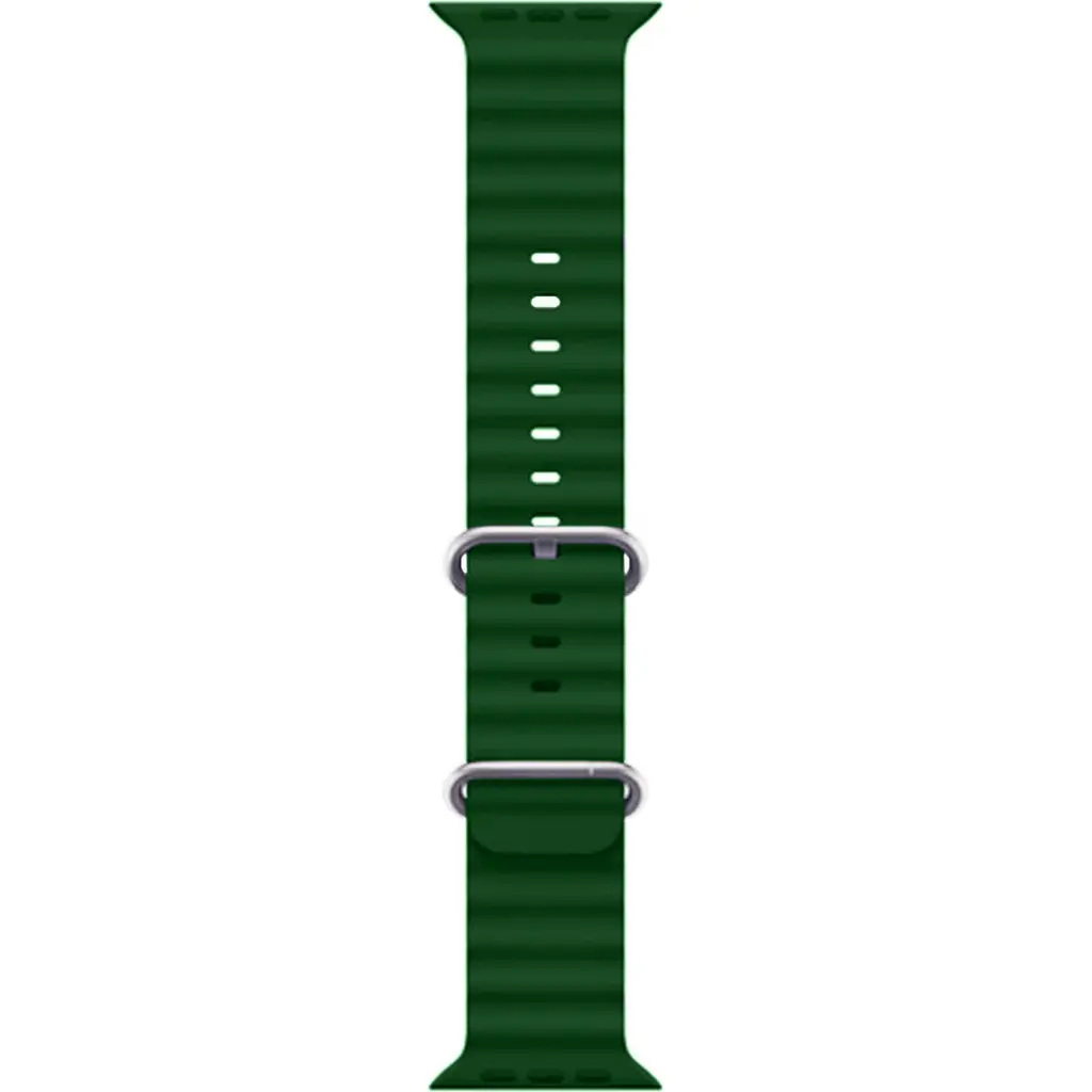Ремінець Ocean Band для Apple Watch 42/44/45/49mm Dark Green [111498] - фото 4