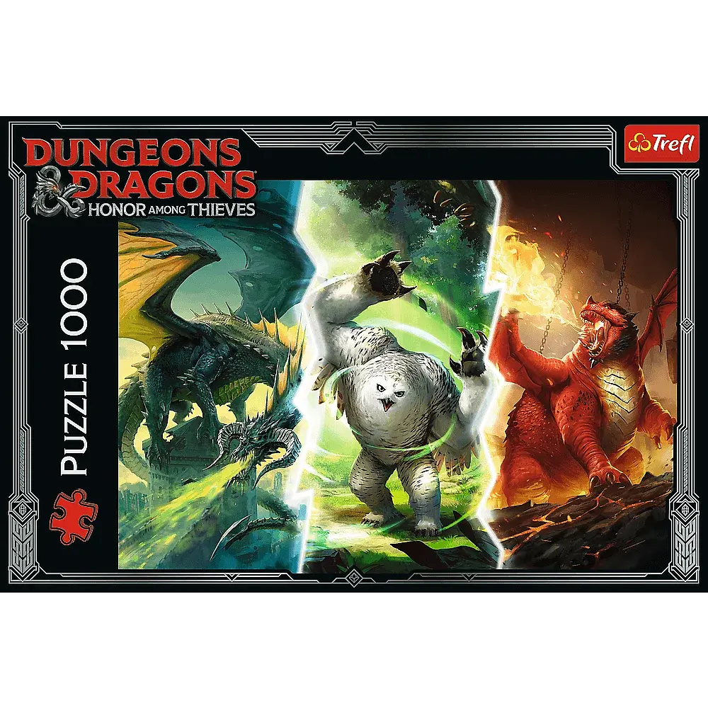 Пазл "Легендарные монстры Фаеруна" Подземелья и драконы - 1000 шт. TREFL 10763 - фото 3