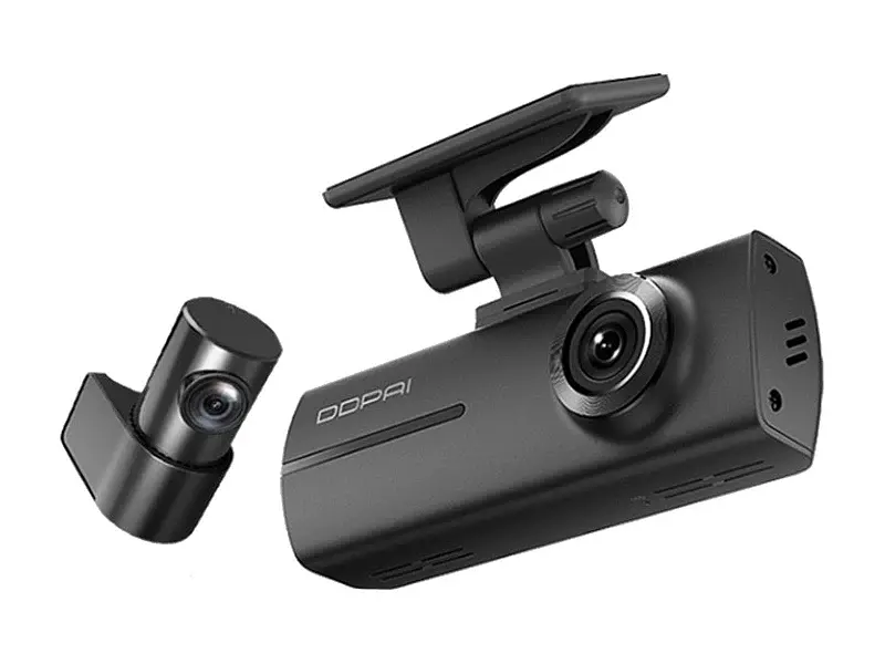 Автомобільний відеореєстратор DDPai Dash camera N1 Dual Global version з камерою заднього виду