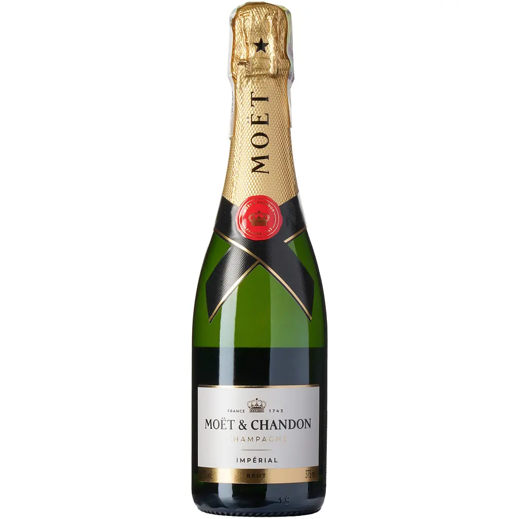 Шампанське Moet&Chandon Brut Imperial, біле, брют, AOP, 12%, 0,375 л (81155)