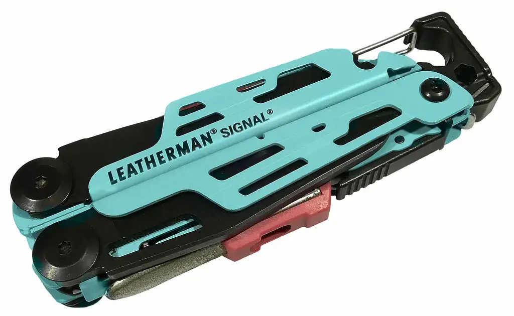 Мультиінструмент Leatherman Signal 19 в 1 картонна коробка Aqua - фото 3