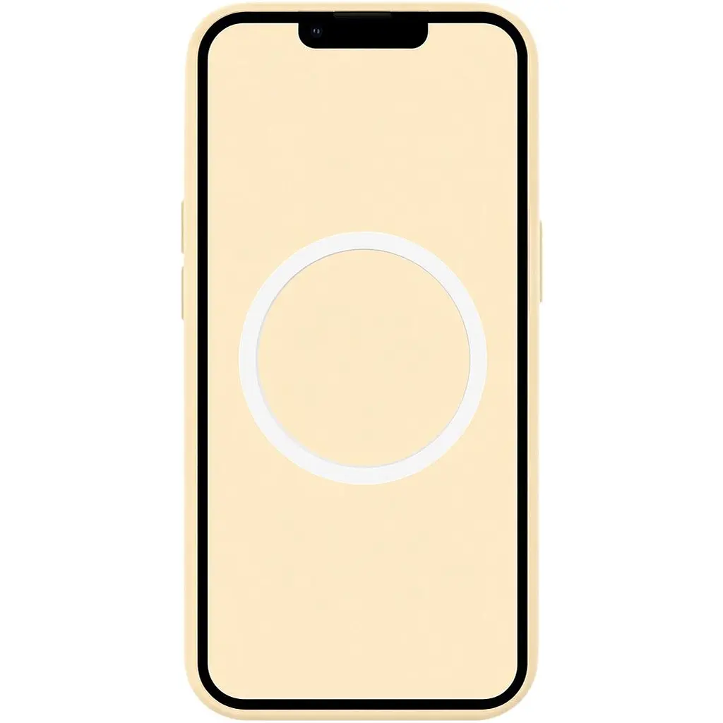 Силіконовий чохол з кнопкою, анімацією та MagSafe для Apple iPhone 17 ванільний AAA [175567] - фото 4