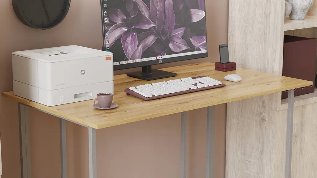 Комп'ютерний стіл Ferrum-decor Ханна 75x100x60 сірий ДСП Дуб Артизан 16мм (FRD-106205) - фото 4