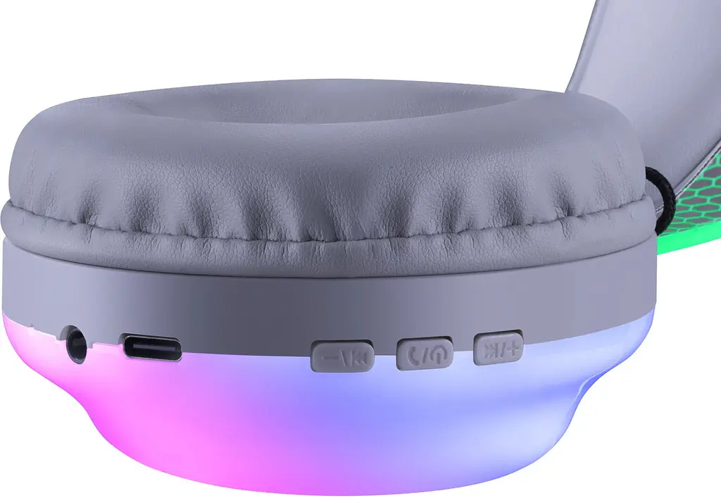Бездротові навушники Defender FreeMotion B651 Bluetooth+3,5мм+USB-C, RGB Білий - фото 8