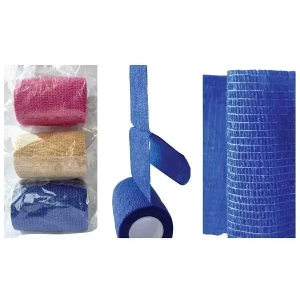 Бинт Торос-Груп когезивний фіксуючий 7.5 cм x 4.5 м синій - фото 2