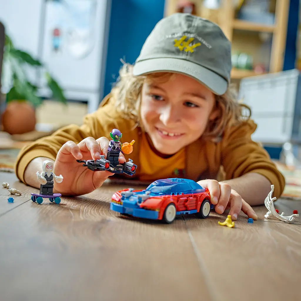Конструктор LEGO Super Heroes Marvel Автомобіль для перегонів Людини-Павука й Зелений Гоблін з отрутою Венома 227 деталі (76279) - фото 8