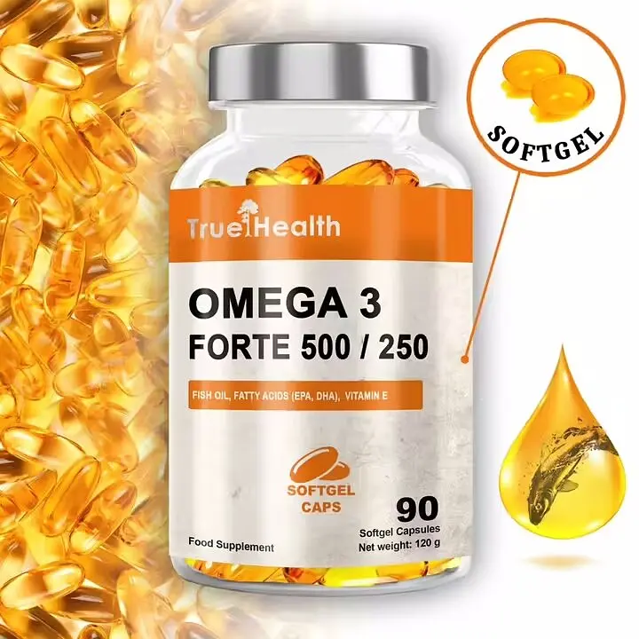 Риб'ячий жир True Health Omega 3 Forte 500/250, 90 капсул - фото 2