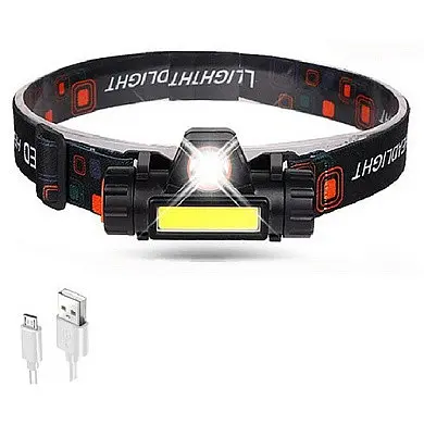 Ліхтар налобний акумуляторний з магнітом High Power HeadLamp - фото 3