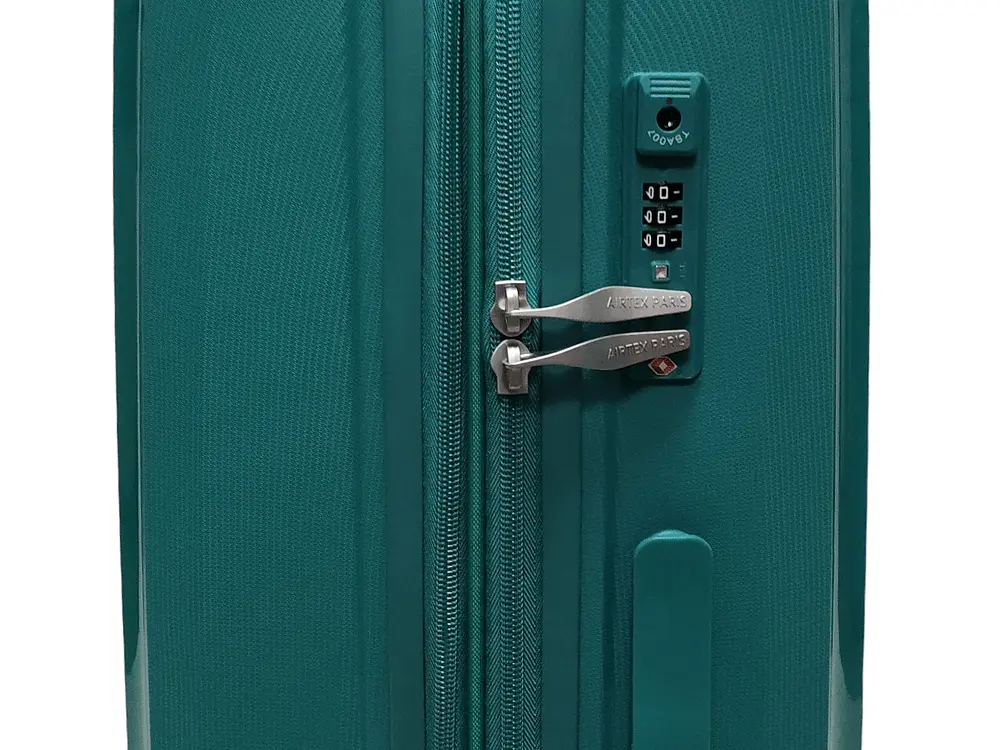 Валіза маленька S поліпропілен Airtex 223 58×40×22см 38л Бірюзова - фото 5