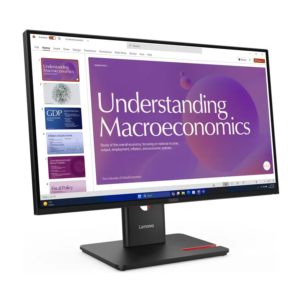 Монітор Lenovo T24D-40 (64B9GAT1UA) - фото 2