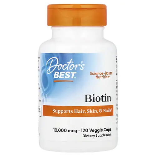 Биотин (B-7) Biotin 10,000 mcg 120 капсул Doctor's Best vit0006473