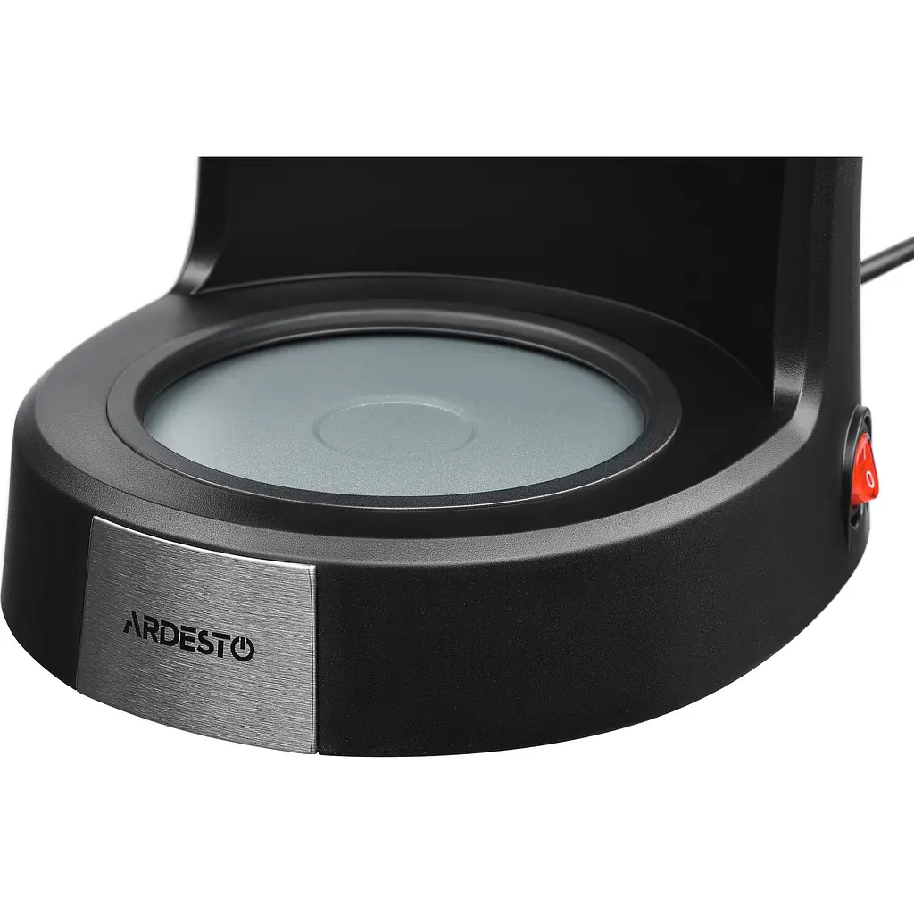 Кавоварка Ardesto крапельна FCM-D2100, 1.2 л мелена чорно-срібляста - фото 7