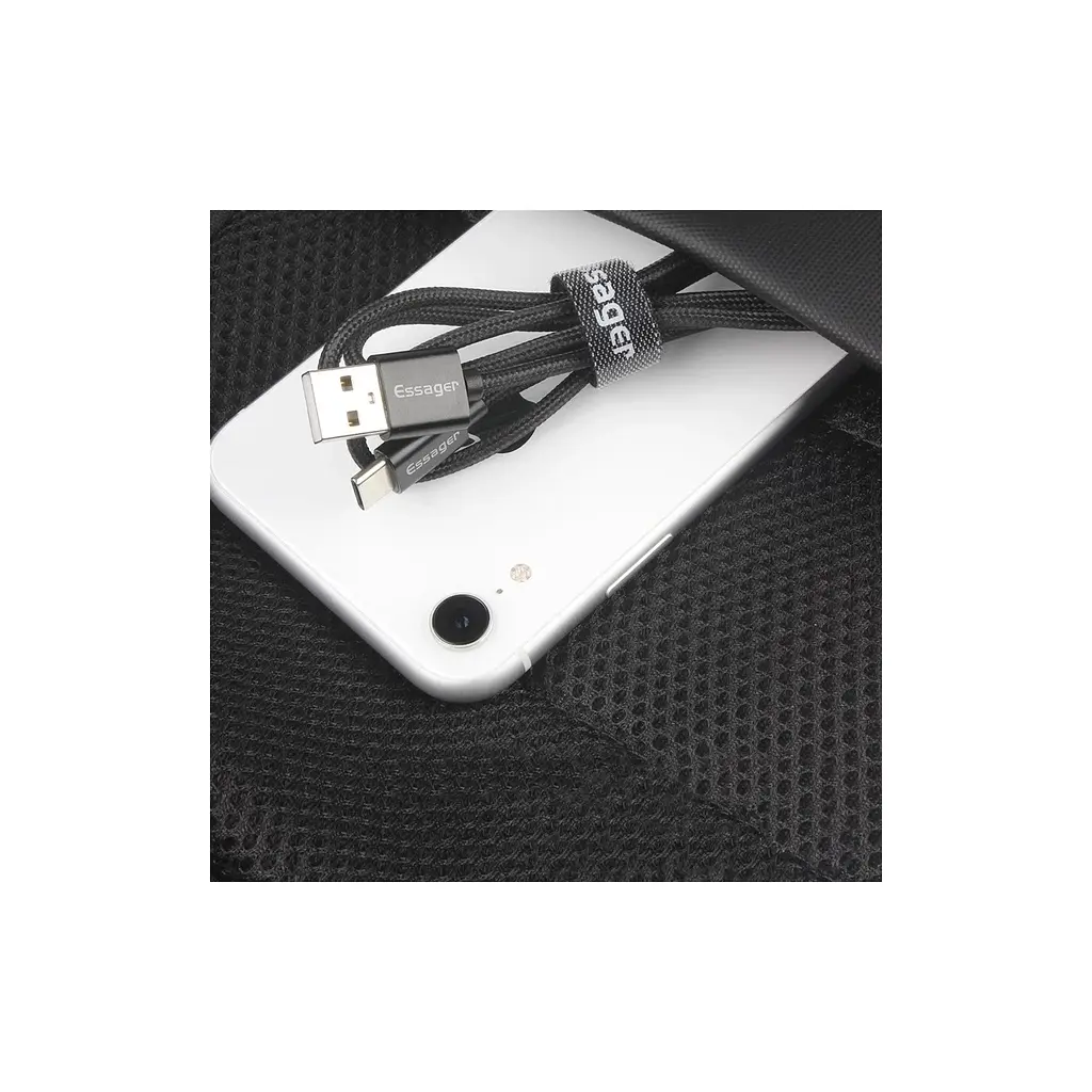Набір для кріплення Earphone Charger Cord Management Holder Clip 10 pcs/strip Essager (EXD-KBB01) - фото 4