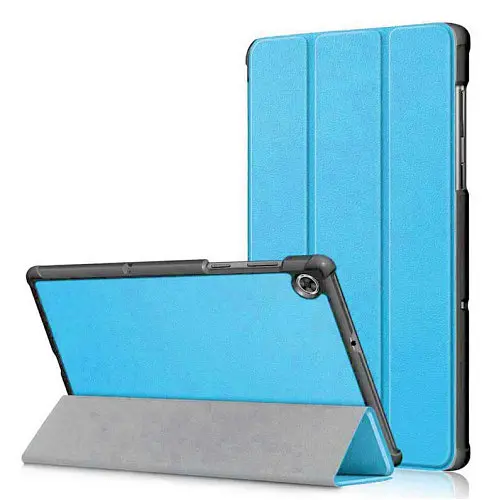 Чехол-книжка для планшета Lenovo Tab M10 HD 2Gen TB-X306F и TB-X306X Голубой - фото 4