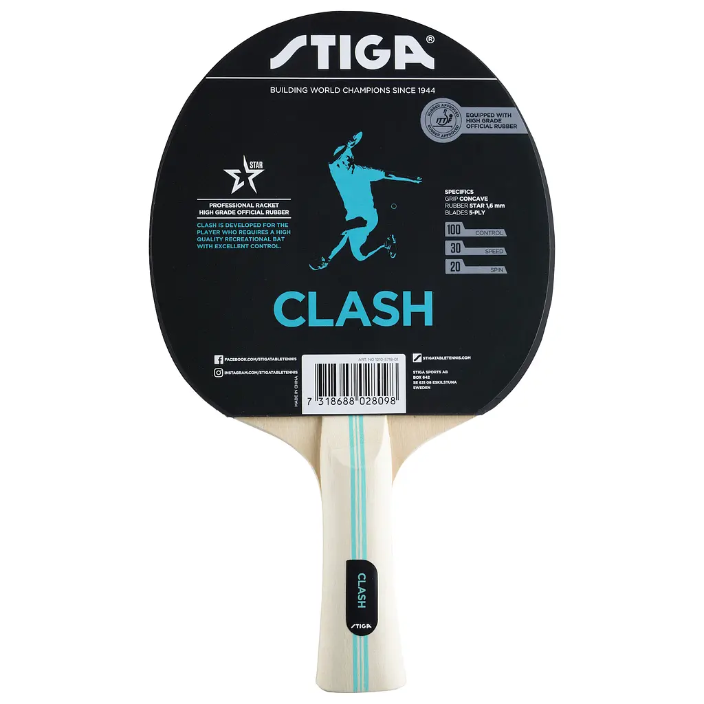 Ракетка для настільного тенісу Stiga Clash Hobby FL (1210-5718-01)