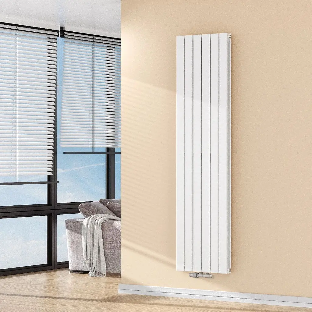 Вертикальный радиатор Navin Largo double 456x1800-6 (50мм), anticor, белый 12-112033-4880, Белый - фото 5