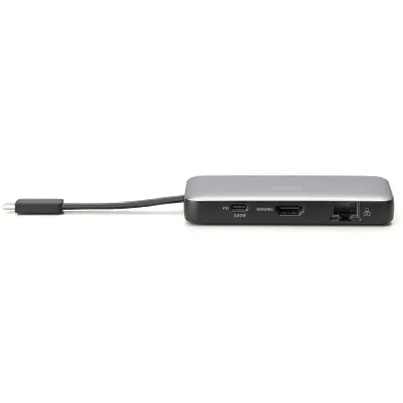 Порт-реплікатор Digitus USB-C > HDMI/2xUSB-A/USB-C/SD/MicroSD/RJ54, Travel (DA-70916) - фото 3