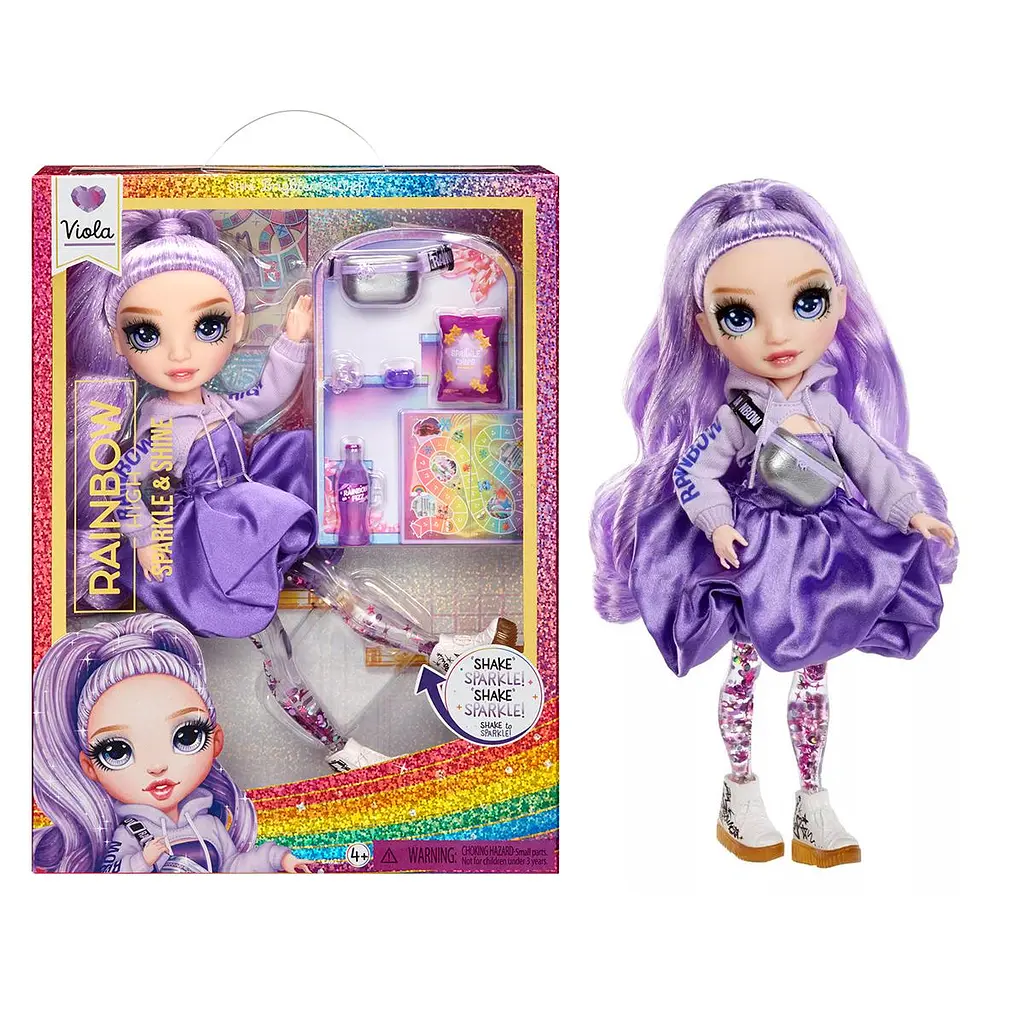Лялька RAINBOW HIGH серії "Sparkle & Shine" - ВІОЛА (з аксесуарами) Rainbow High 427810