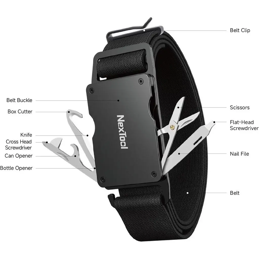 Ремінь-мультитул Nextool Multi Functional Belt Tool P50 [144300] - фото 5