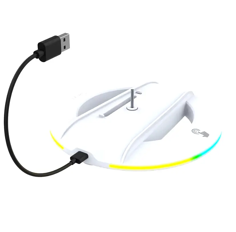 Вертикальна RGB-підставка Pega Sony PlayStation 5 Slim PS5 Slim Білий - фото 4