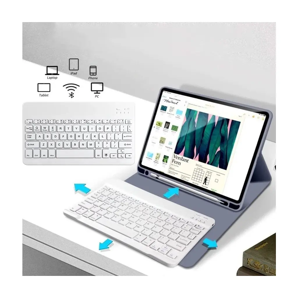 Чохол до планшета BeCover with keyboard Apple iPad Mini 6 2021 Purple (712991) - фото 4