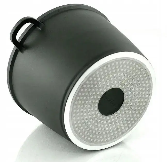 Кастрюля Royalty Line RL-AD24ML мраморное антипригарное покрытие алюминий 24 см 7 л - фото 2