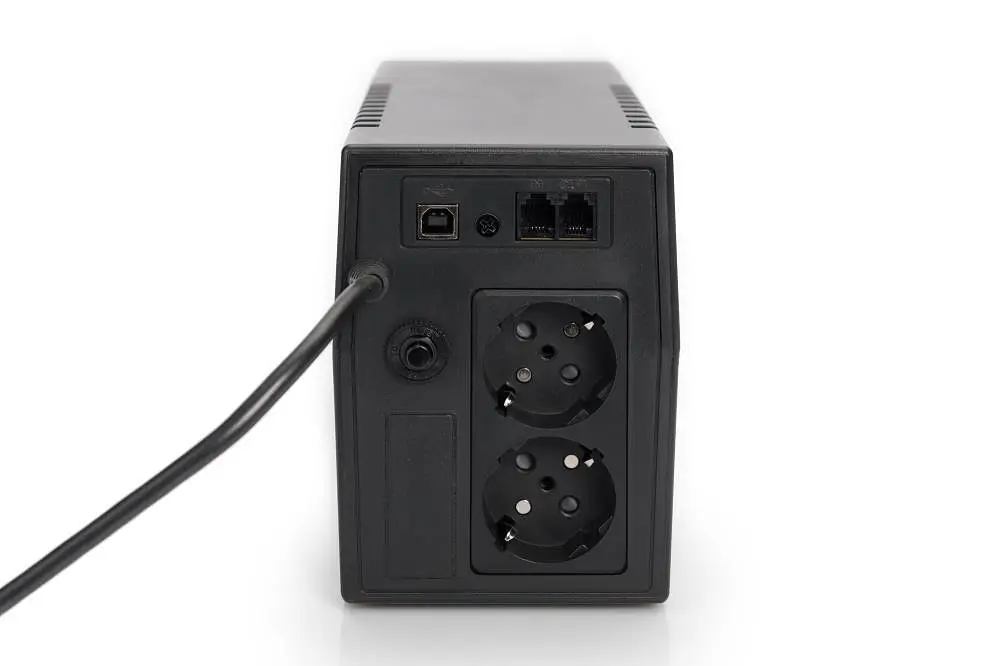 Джерело безперебійного живлення Assmann UPS LINE-INTERACTIVE 600VA 360W DN-170063 Black - фото 3