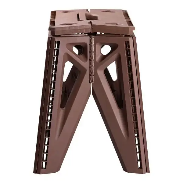 Табурет складной Slow Journey пластиковый коричневый SJ-0102BR - фото 4