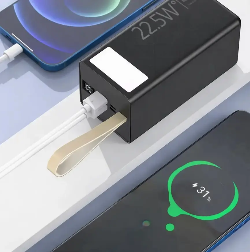 Портативний повербанк Unitech U86A Power Bank 50000 mAh 22.5W Чорний (2104619154) - фото 5