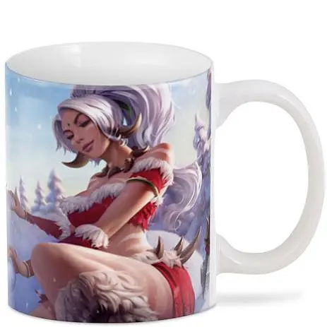 Кухоль GeekLand League of Legends Ліга Легенд Сніговий кролик Нідалі 02.04.063 330 мл білий - фото 2