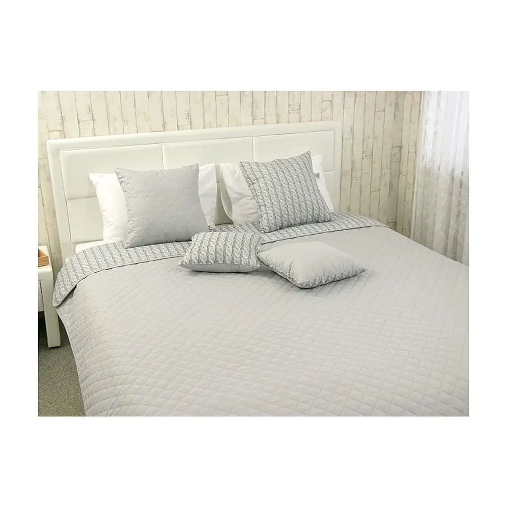 Покривало Руно декоративне Grey Braid 212х240 см (Р329.52_Grey Braid) - фото 5