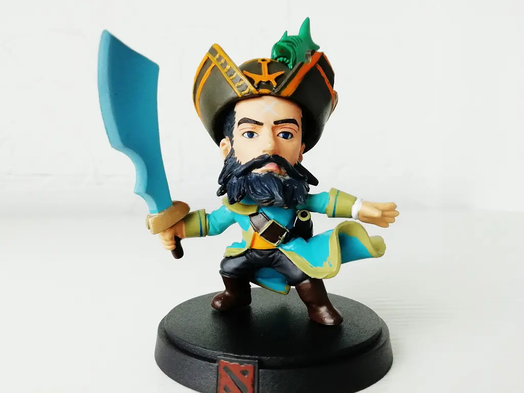 Фигурка SmallAll Дота 2 Кунка Dota 2 Kunkka 9 см D2.36 - фото 5