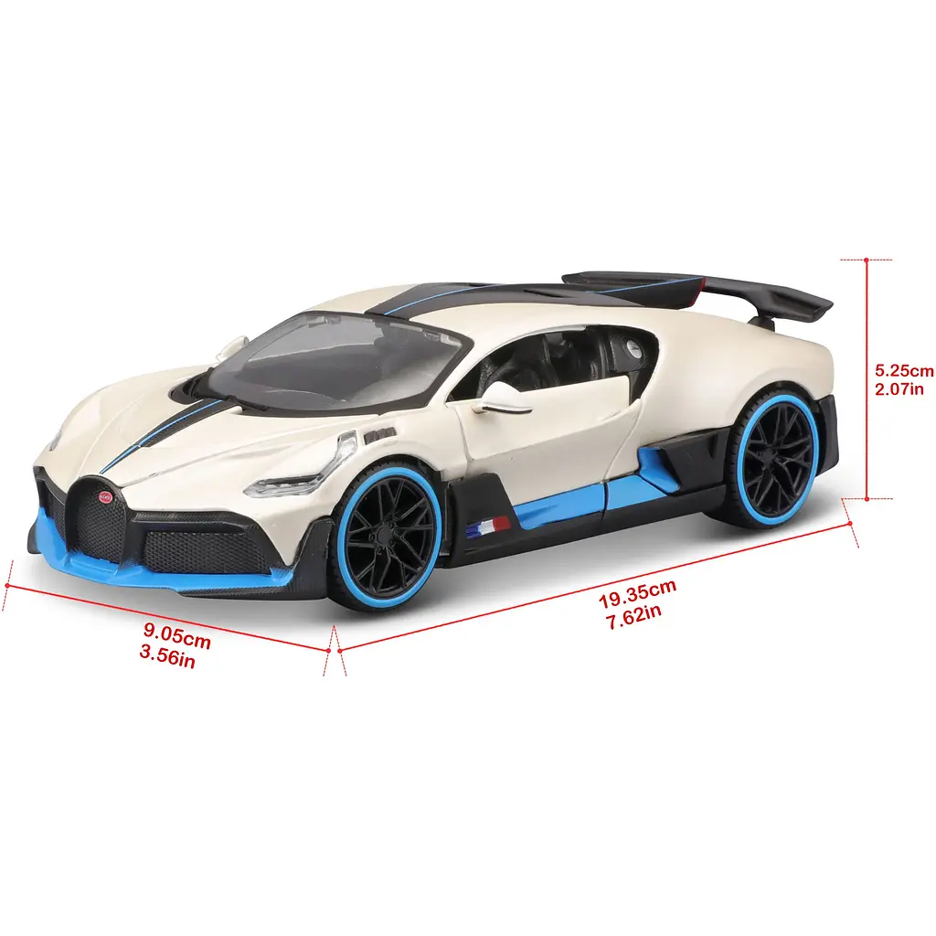 Игровая автомодель Maisto Bugatti Divo White 1:24 (31526 met. white) - фото 5