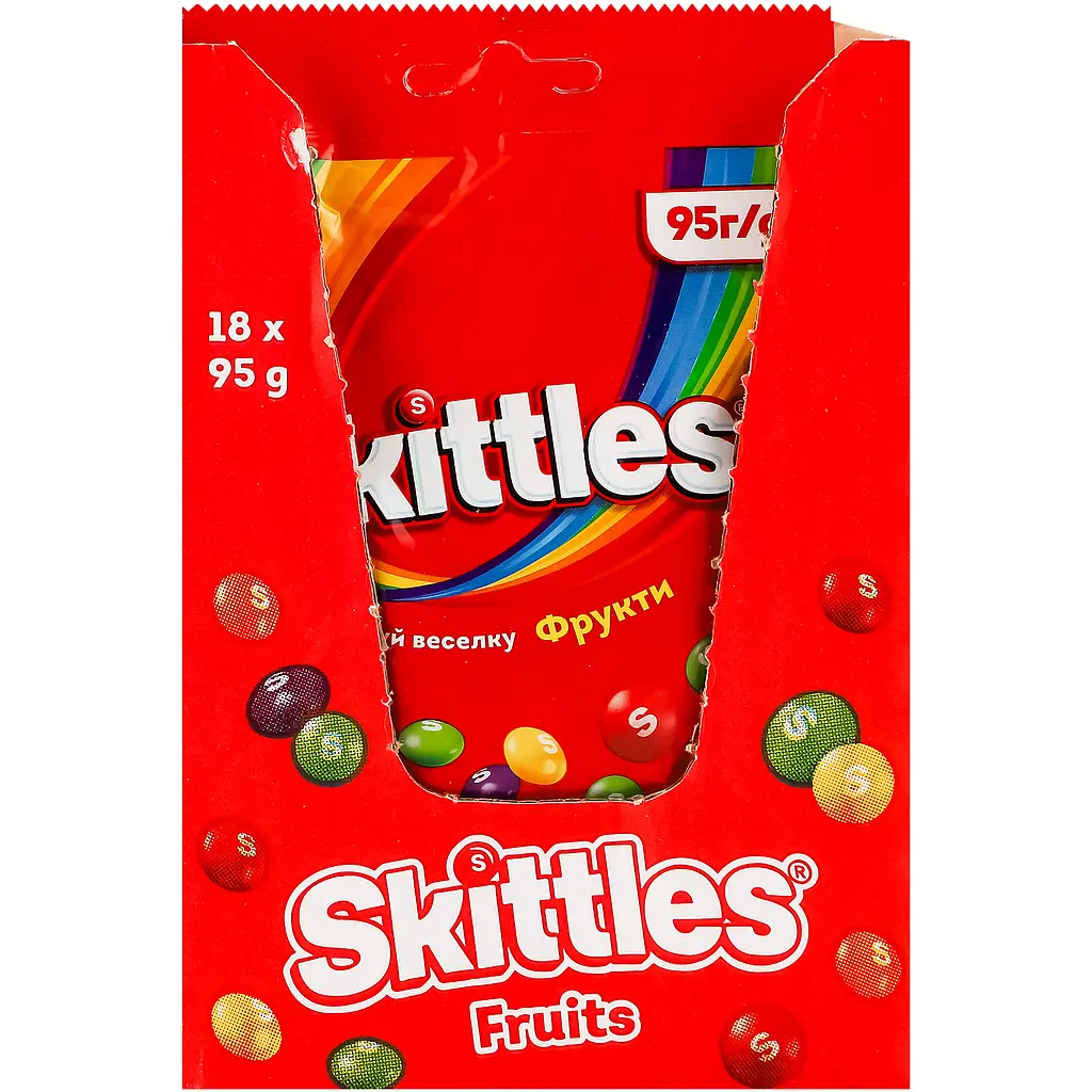 Драже Skittles Bag Фрукти 95 г (788405) - фото 3