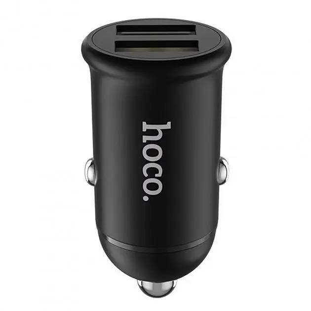 Автомобільний зарядний пристрій Hoco Z30 Car Charger 2USB 3.1A (Black) [69326] - фото 4