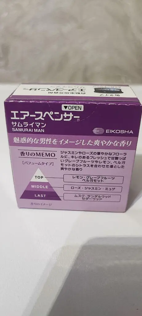 Ароматизатор Eikosha A37 Samurai Man SPIRIT REFILL крейдяний для автомобіля оригінал Японія - фото 5