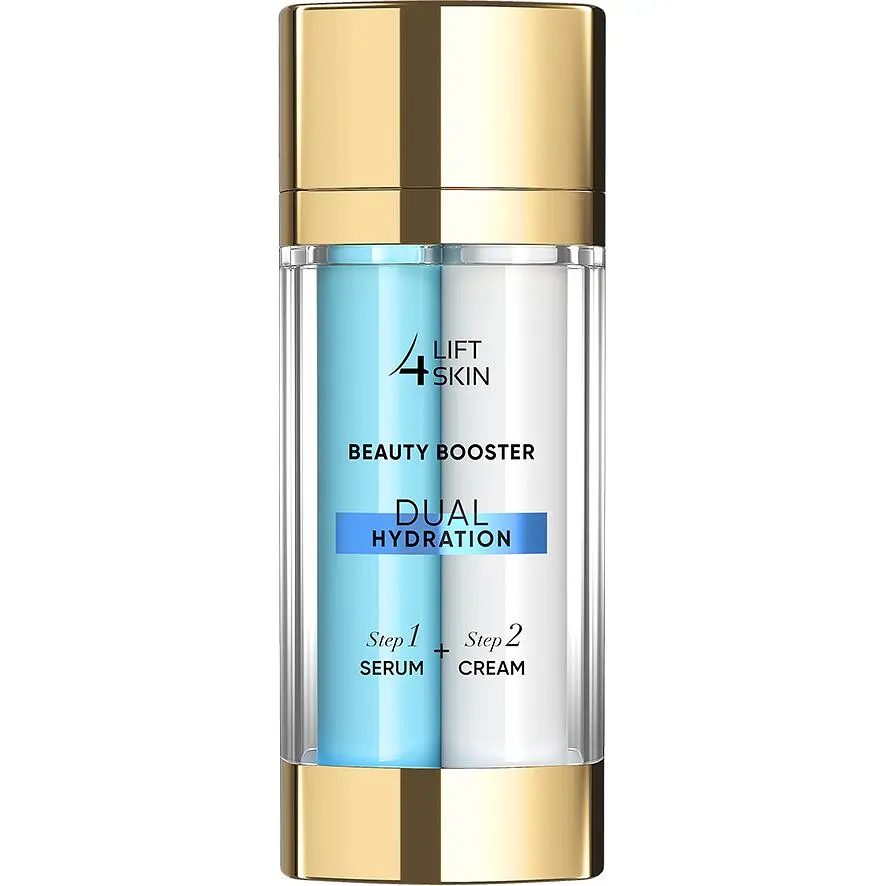Сироватка Lift 4 Skin Beauty Booster Dual Hydration 2% Hyaluronic Acid + B5 Serum + Moisturizing Cream SPF30+ 30 мл (2шт. х15 мл)  - фото 5