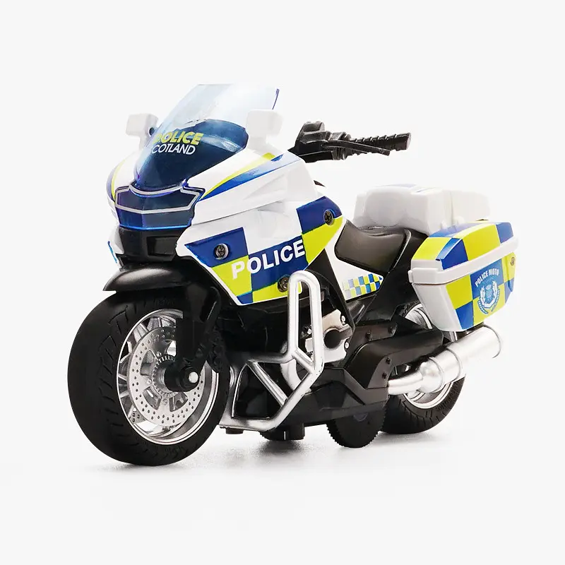 
Мотоцикл поліція інерційний озвучений зі світлом YG Toys - фото 3