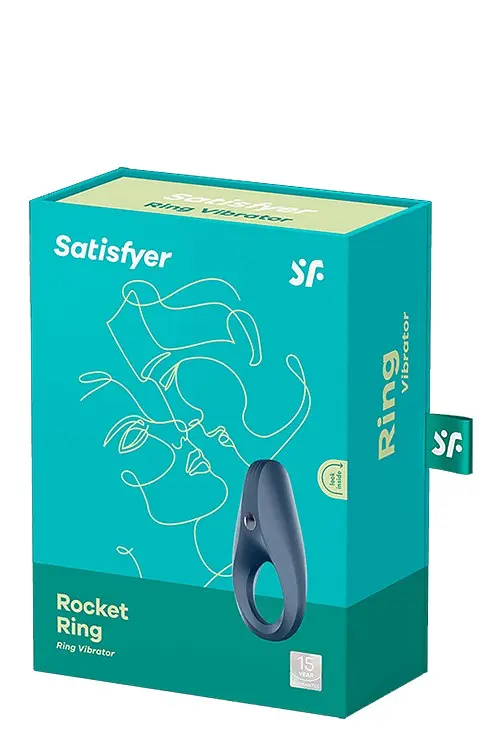 Віброкільце Satisfyer Rocket Ring, 7.5х2.5 см (синій) - фото 2