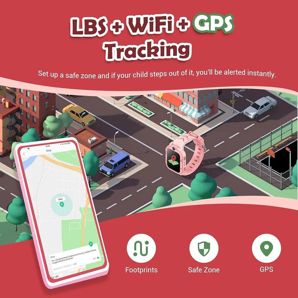 Дитячий смартгодинник Blackview 4G з GPS, SOS, відеодзвінками, камерою та крокоміром - фото 7