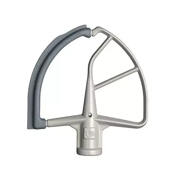 Насадка-лопатка KitchenAid 5KFE7T для чаші 6,9 л з гнучким ребром, сіра
