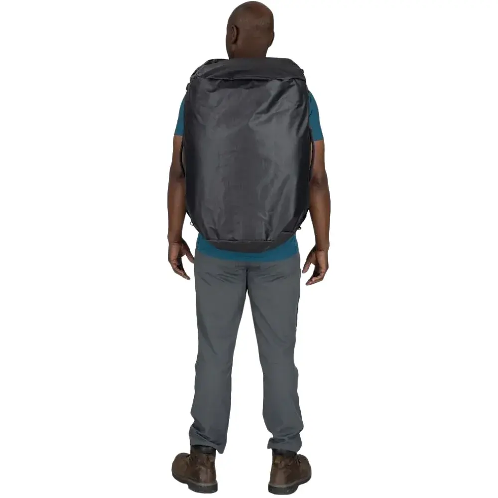 Сумка рюкзак Osprey Transporter Duffel 65 raven black/black - фото 7