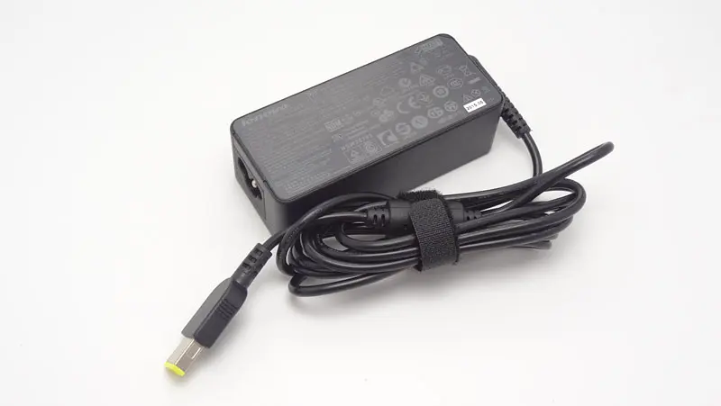 Блок живлення для ноутбука Lenovo 20V, 2.25A, 45W, USB+pin (Square 5 Pin DC Plug), чорний (ADLX45NLC2A) (без кабеля!) - фото 3