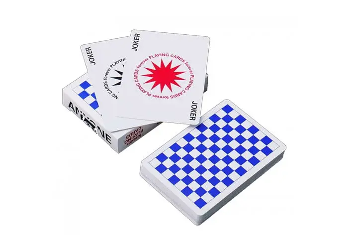 Карты для фокусов United States Playing Card Company Anyone Forever Checkerboards R2 (blue) (PC_AFCR2) - фото 3