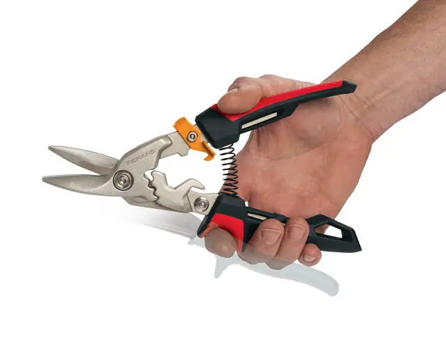 Ножиці для металу ліві Fiskars PowerGear (1027209) - фото 3