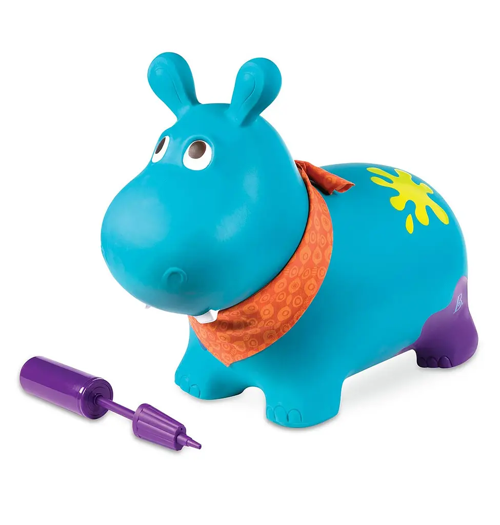 Прыгун Battat Гиппопотам-там-там, с насосом (BX1505Z) - фото 3